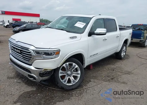 2019 Ram 1500 Longhorn 4X4 5'7 Box из США, поврежденный, VIN 1C6SRFKT5KN669399